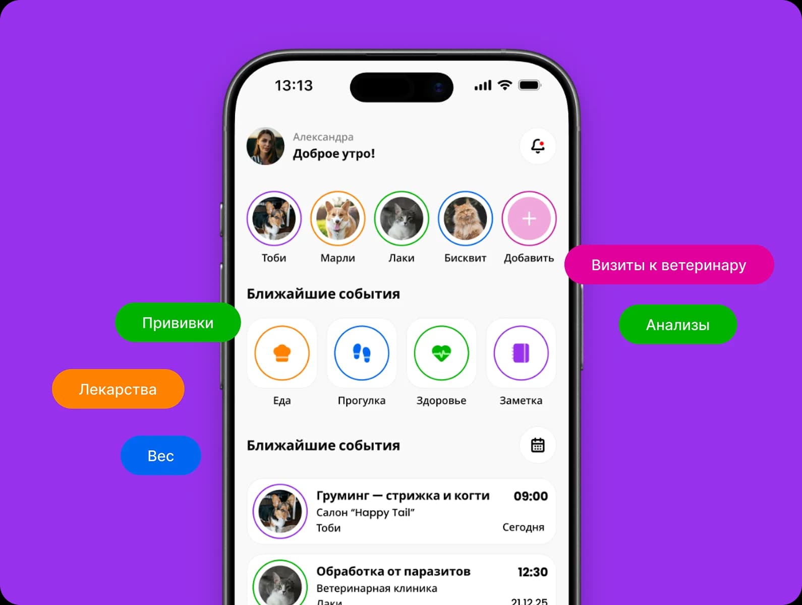 My Pet — приложение-дневник для питомцев